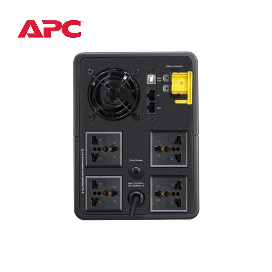 เครื่องสำรองไฟ APC Back-UPS 2200VA/1200W, 230V, AVR, Universal Sockets